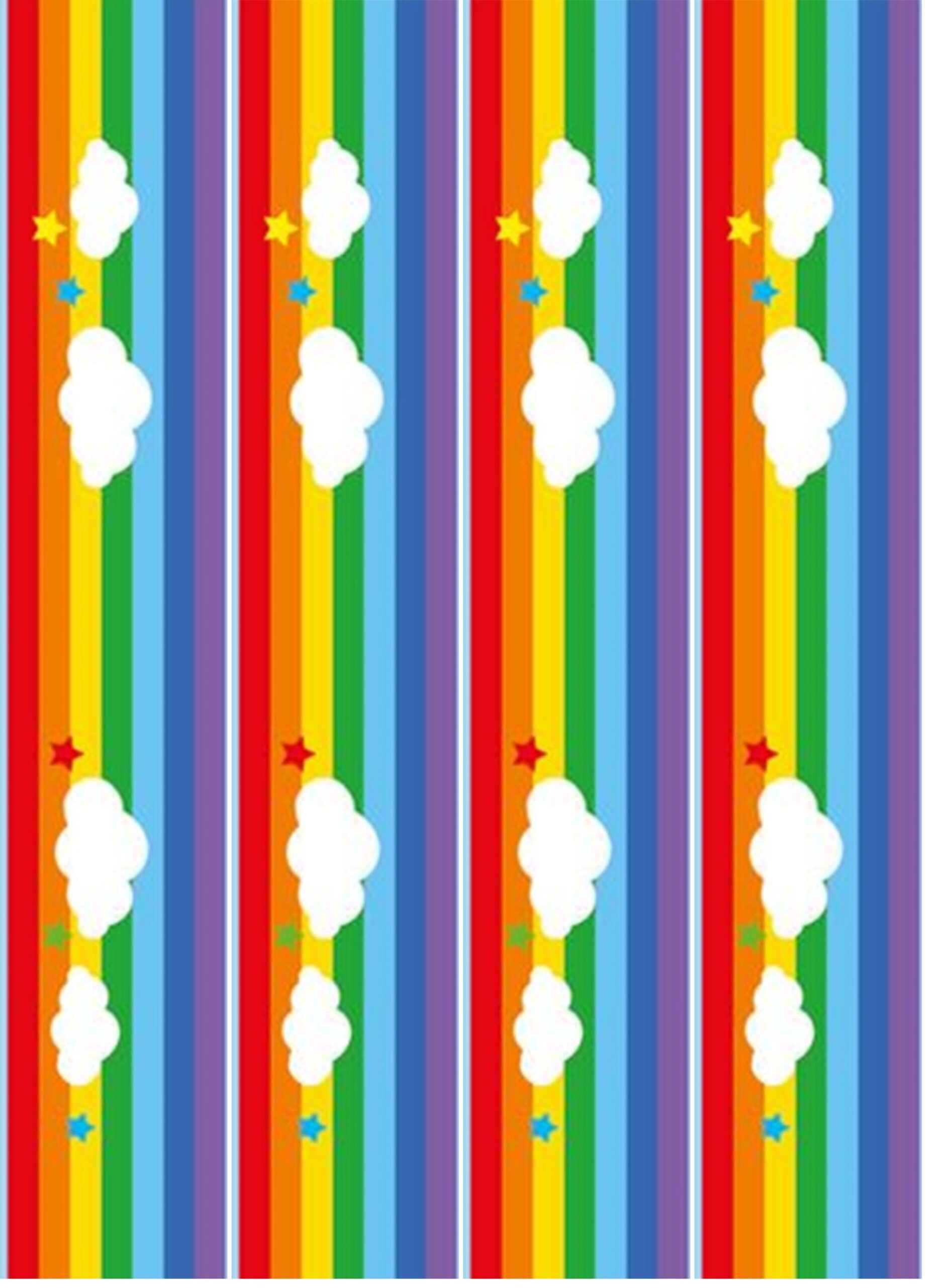 contour de gâteau arc en ciel