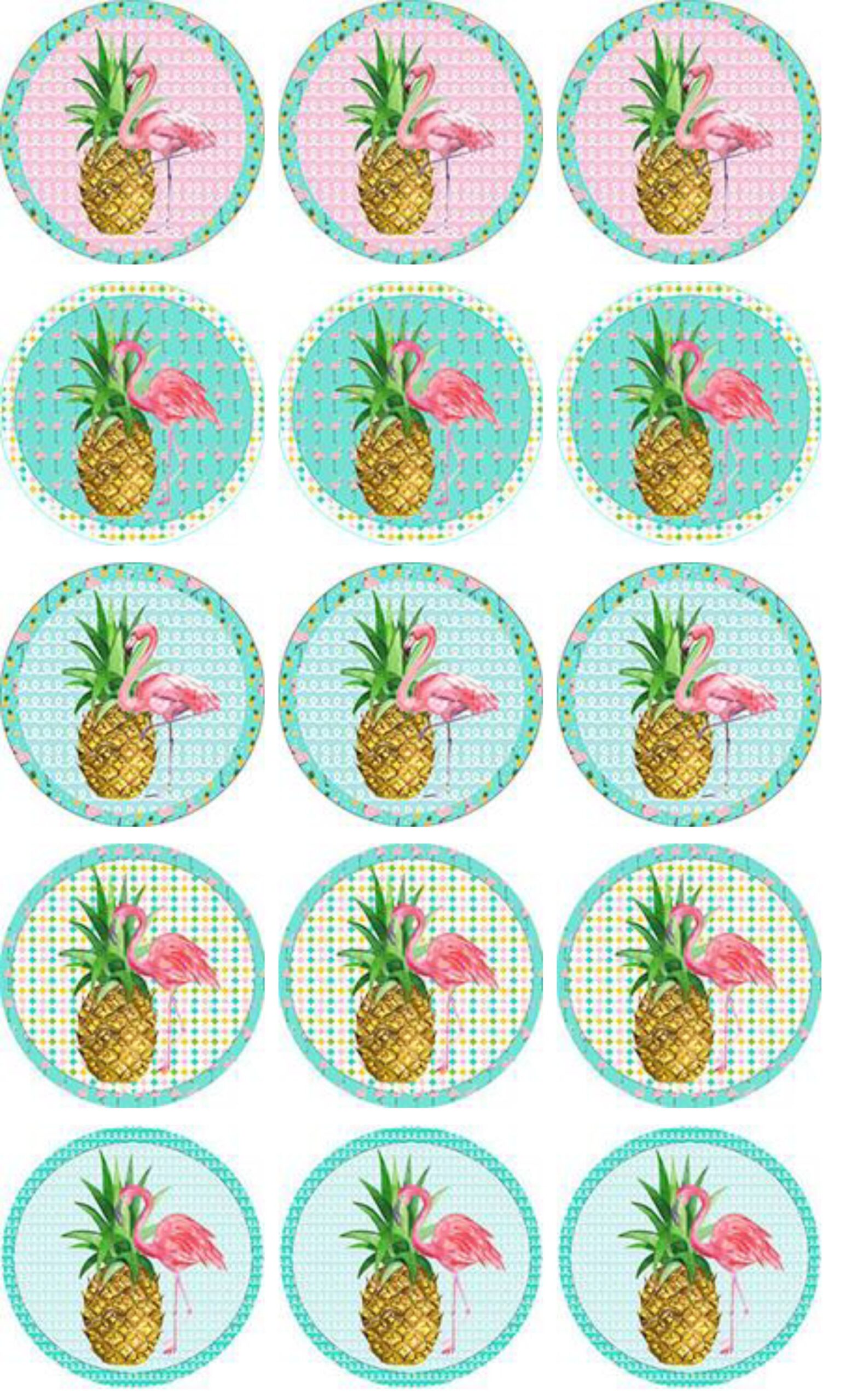 flamingo disque cupcake