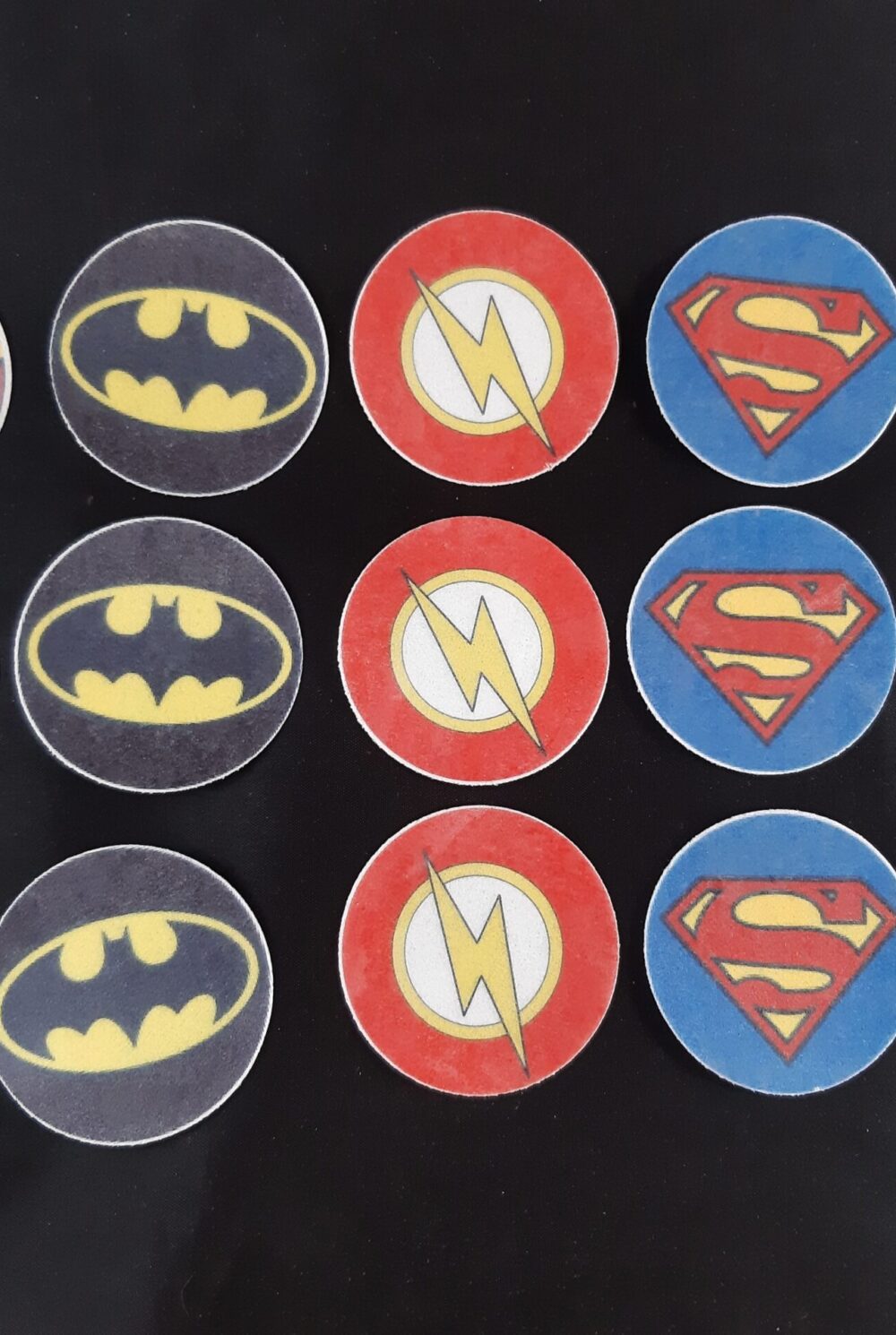 superheld DC cupcake-schijven