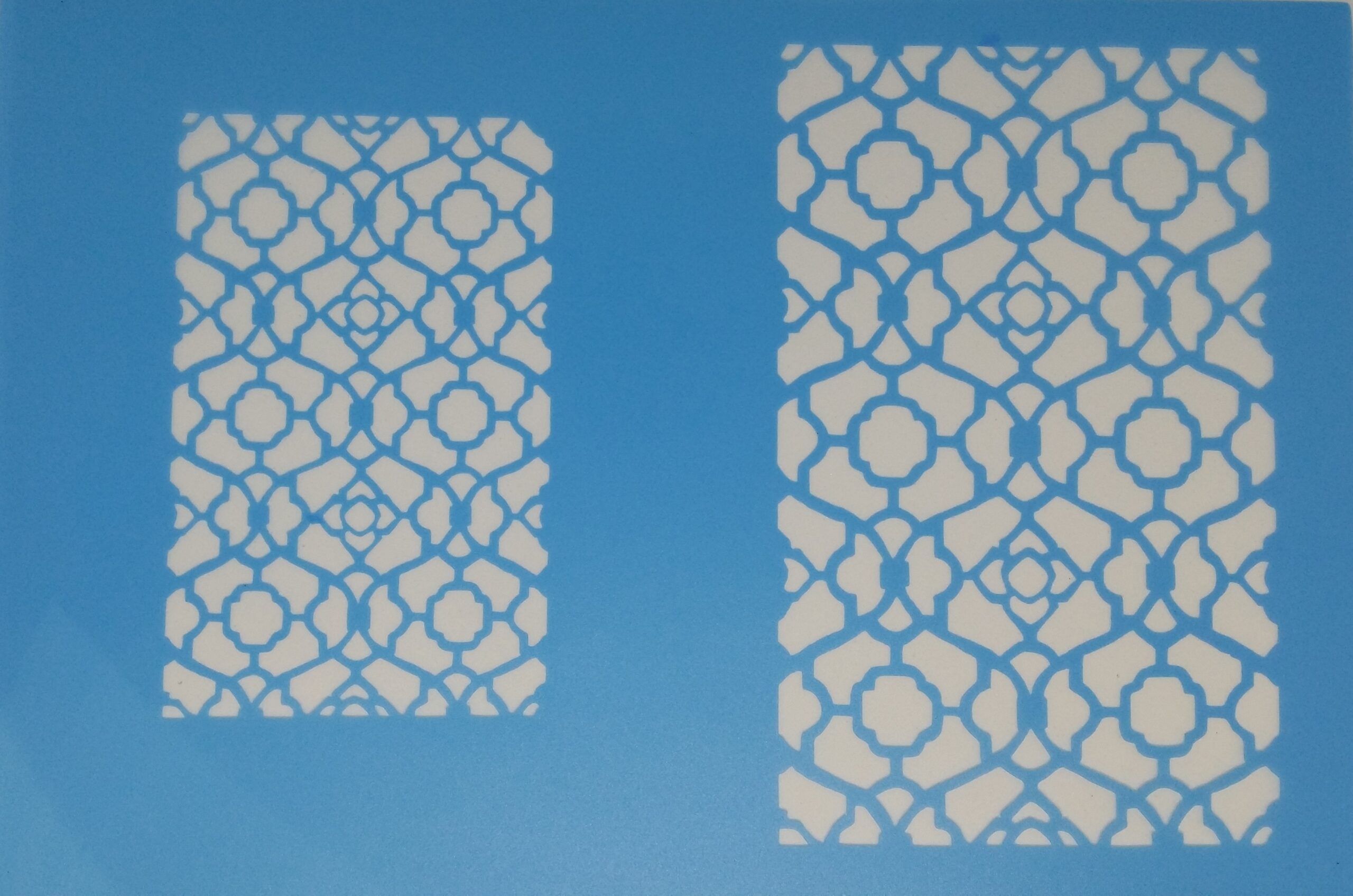 pattern pochoir/ stencil gâteau