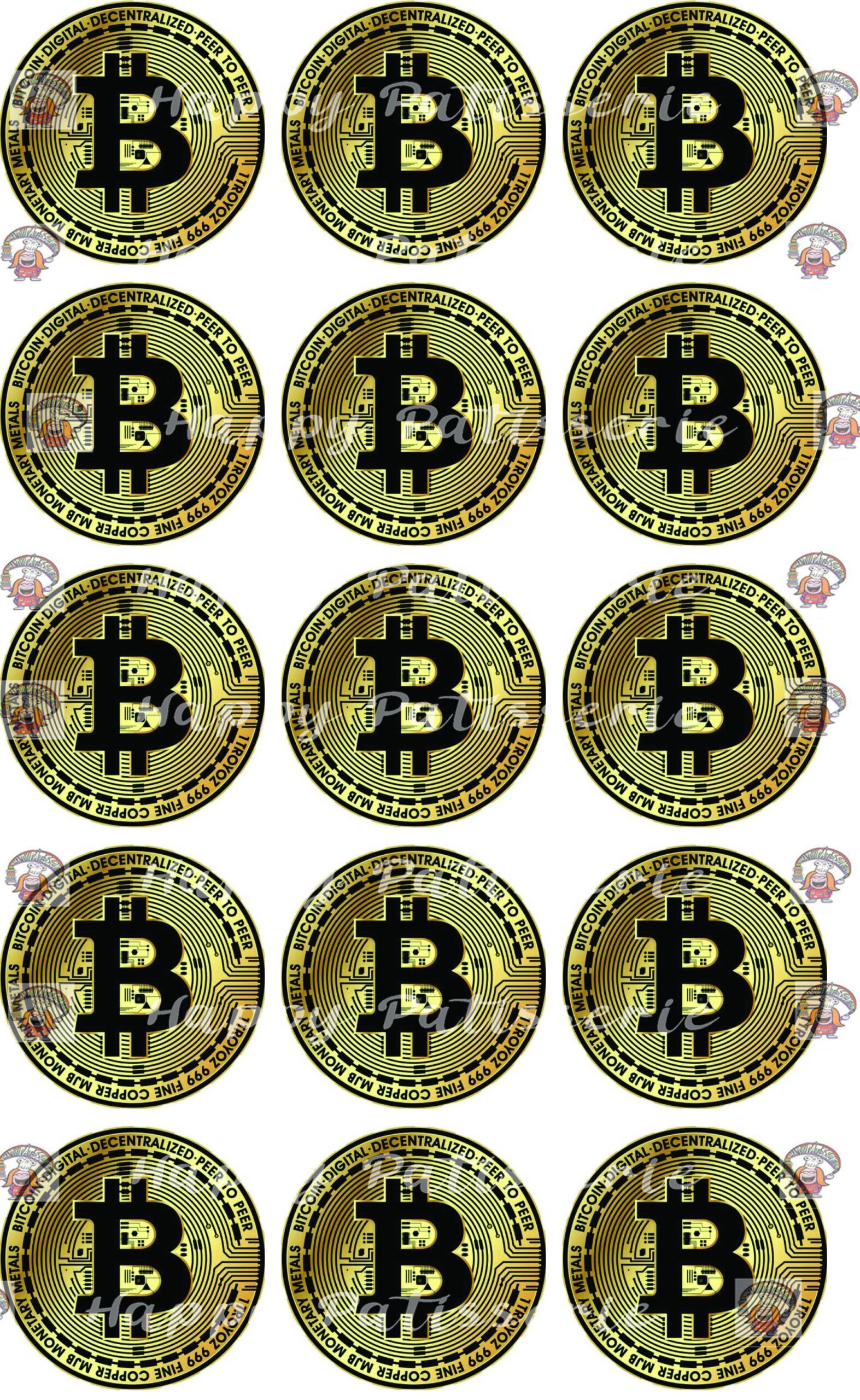 bitcoin disques cupcake