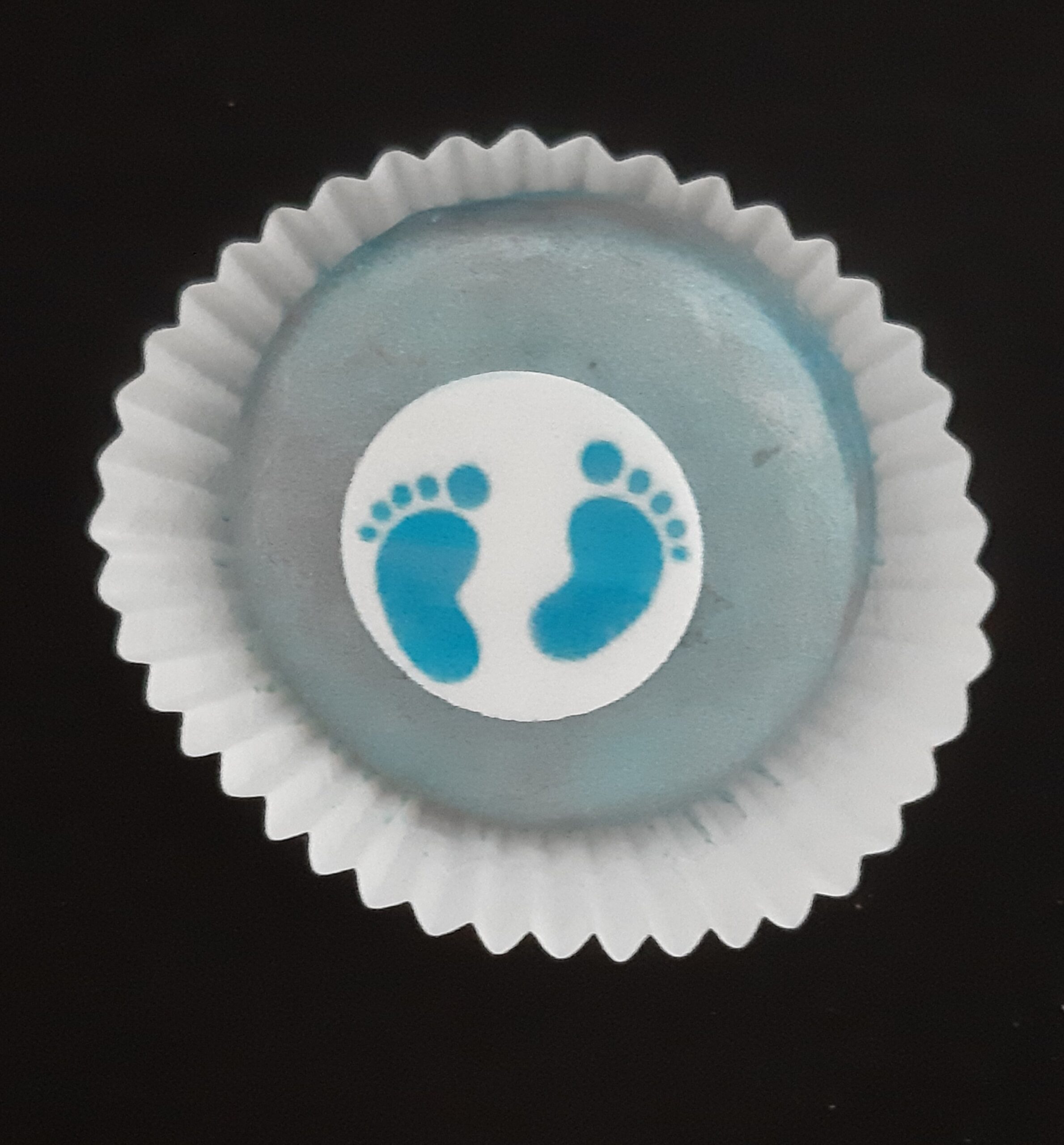 decor blauwe voetjes 2,5 cm - Afbeelding 6
